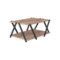 Sohvapöytä, Asir, 93,6x63,6x41,2 cm, harmaa/beige hinta ja tiedot | Sohvapöydät | hobbyhall.fi