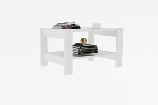 Sohvapöytä, Asir, 69,8x40x50 cm, valkoinen hinta ja tiedot | Sohvapöydät | hobbyhall.fi
