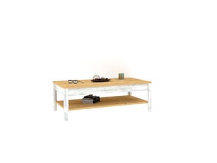 Sohvapöytä, Asir, 100x35x60 cm, beige/valkoinen hinta ja tiedot | Sohvapöydät | hobbyhall.fi