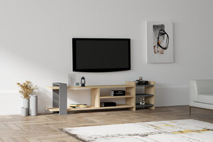 TV-taso, Asir, 153,6x40x26 cm, beige/harmaa hinta ja tiedot | TV-tasot | hobbyhall.fi