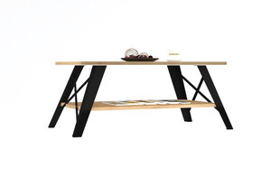 Sohvapöytä, Asir, 98x43x50 cm, beige/musta hinta ja tiedot | Sohvapöydät | hobbyhall.fi