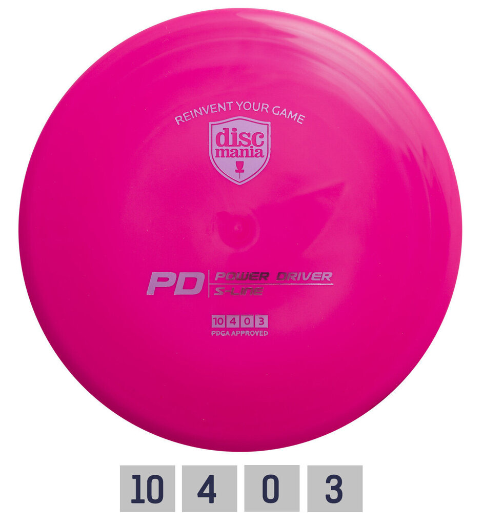 Discmania Distance Driver S-line PD, pinkki hinta ja tiedot | Frisbeegolf | hobbyhall.fi