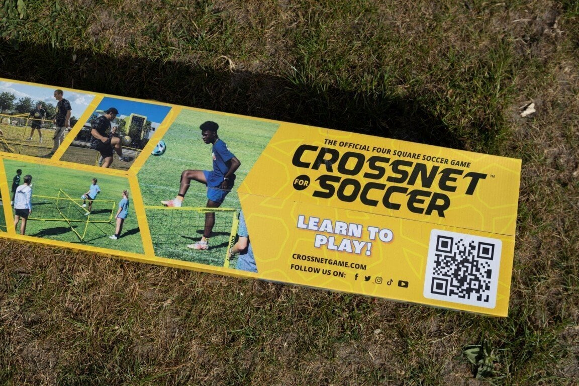 Jalkapallosetti Crossnet LLC CN-120 Portable Soccer hinta ja tiedot | Pihapelit ja ulkopelit | hobbyhall.fi