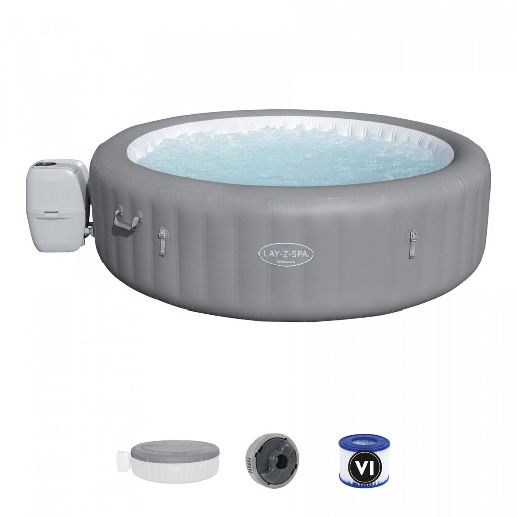 Whirlpool Bestway Lay-Z-Spa Grenada, 6 henkilöä hinta ja tiedot | Uima-altaat | hobbyhall.fi