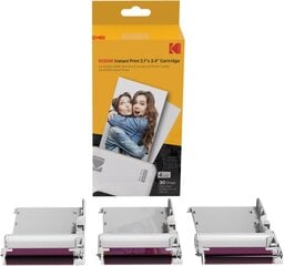 Kodak muste + valokuvapaperi 2,1x3,4" 30 arkkia hinta ja tiedot | Kameratarvikkeet | hobbyhall.fi