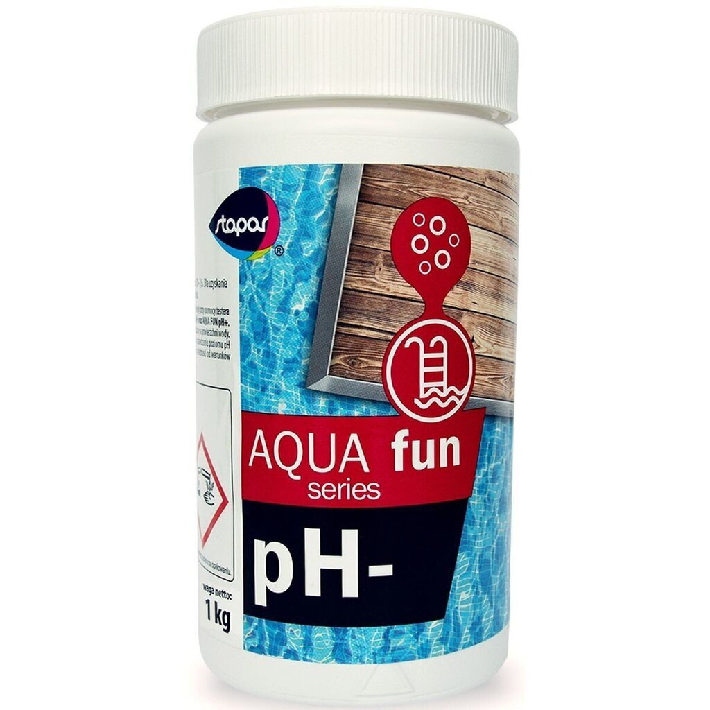 AQUA FUN SERIES Veden pH:n alentaja, 1,5 kg hinta ja tiedot | Uima-altaan puhdistustuotteet | hobbyhall.fi