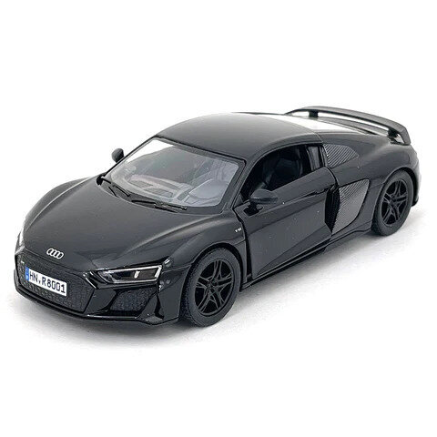 Auto KinSmart, 2020 Audi R8 Coupé, musta