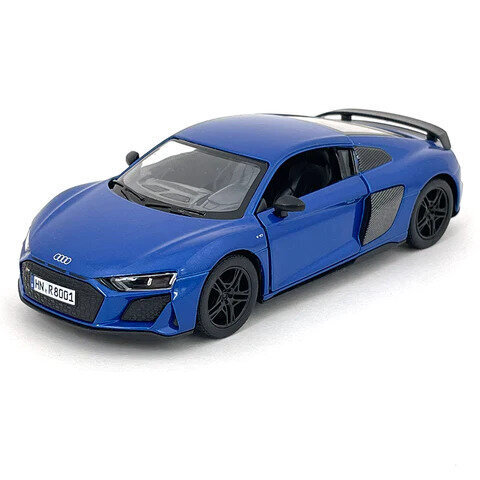 Auto KinSmart, 2020 Audi R8 Coupé, sininen