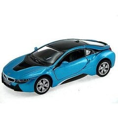 Auto KinSmart, BMW i8, sininen hinta ja tiedot | Poikien lelut | hobbyhall.fi