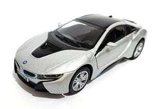 Auto KinSmart, BMW i8, hopea hinta ja tiedot | Poikien lelut | hobbyhall.fi