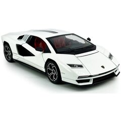 Auto KinSmart, Lamborghini Countach LPI 800-4, valkoinen hinta ja tiedot | Poikien lelut | hobbyhall.fi