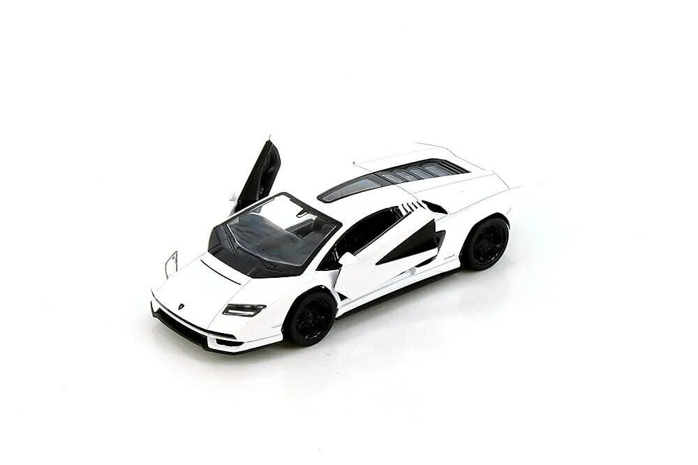 Auto KinSmart, Lamborghini Countach LPI 800-4, valkoinen hinta ja tiedot | Poikien lelut | hobbyhall.fi