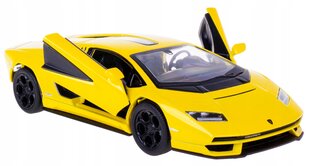 Auto KinSmart, Lamborghini Countach LPI 800-4, keltainen hinta ja tiedot | Poikien lelut | hobbyhall.fi