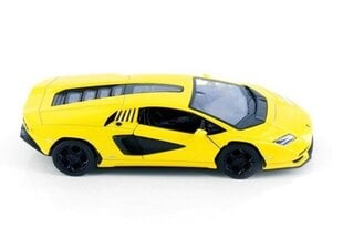 Auto KinSmart, Lamborghini Countach LPI 800-4, keltainen hinta ja tiedot | Kinsmart Lapset | hobbyhall.fi