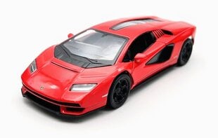 Auto KinSmart, Lamborghini Countach LPI 800-4, punainen hinta ja tiedot | Poikien lelut | hobbyhall.fi