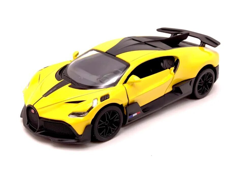 Auto KinSmart, Bugatti Divo, keltainen hinta ja tiedot | Poikien lelut | hobbyhall.fi