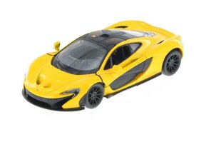 Auto KinSmart, McLaren P1, keltainen hinta ja tiedot | Poikien lelut | hobbyhall.fi