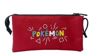 Pokémon Pikachu kolminkertainen kynäkotelo hinta ja tiedot | Penaalit | hobbyhall.fi