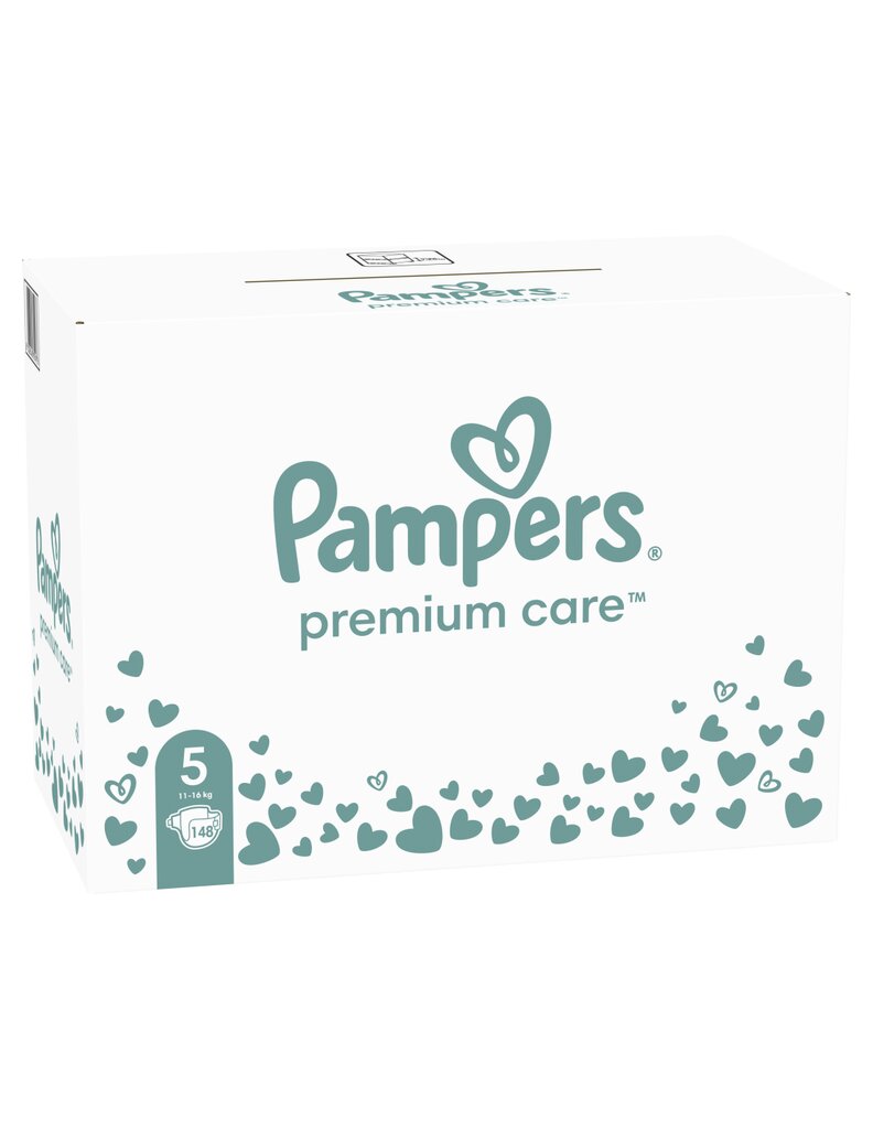 Vaipat Pampers Premium Protection 5 (11-16 kg), 148 kpl. hinta ja tiedot | Vaipat | hobbyhall.fi