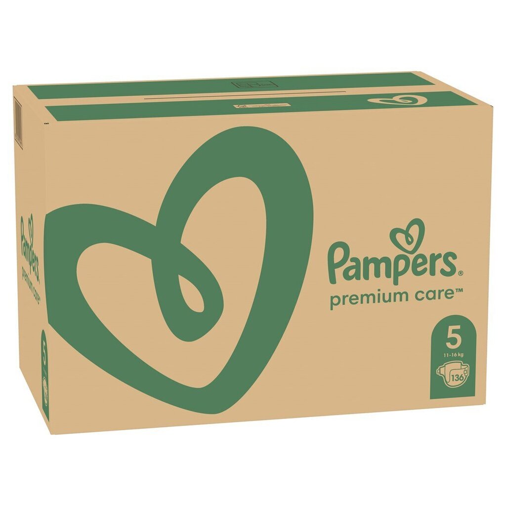Vaipat Pampers Premium Protection 5 (11-16 kg), 148 kpl. hinta ja tiedot | Vaipat | hobbyhall.fi