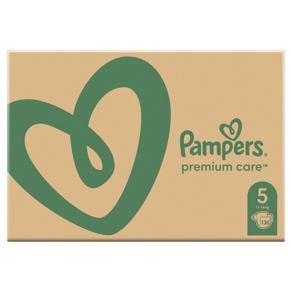 Vaipat Pampers Premium Protection 5 (11-16 kg), 148 kpl. hinta ja tiedot | Vaipat | hobbyhall.fi