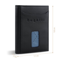 Nahkainen lompakko, Bugatti Secure Slim hinta ja tiedot | Miesten lompakot | hobbyhall.fi
