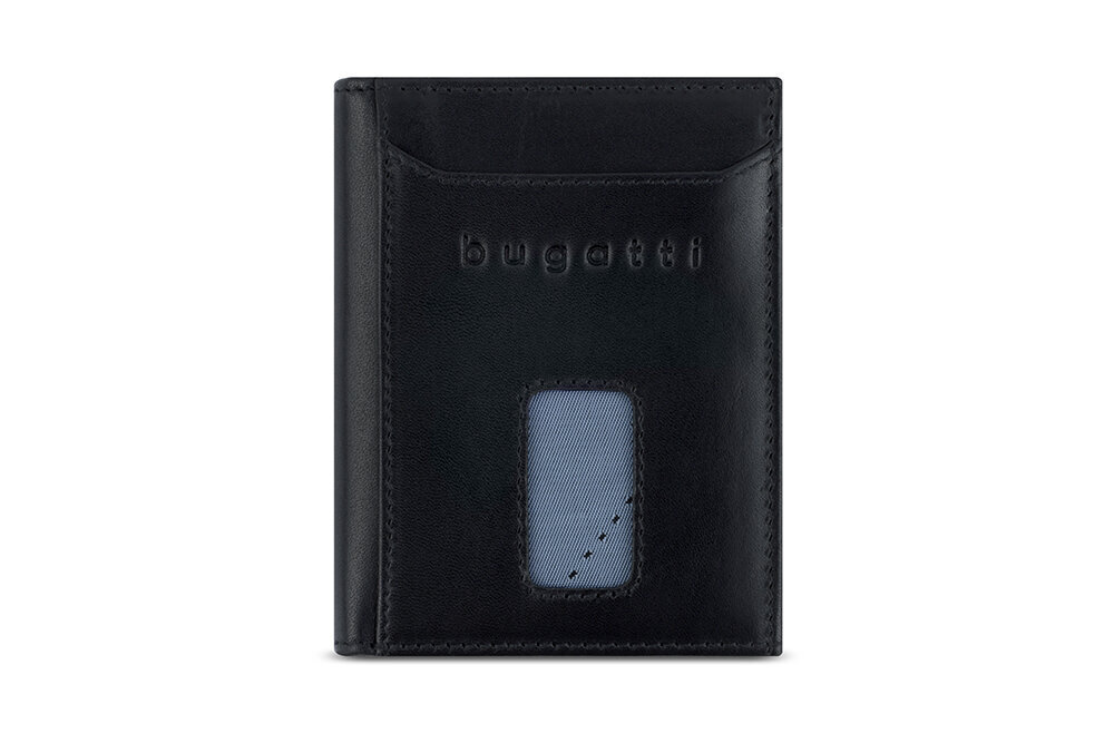 Nahkainen lompakko, Bugatti Secure Slim hinta ja tiedot | Miesten lompakot | hobbyhall.fi