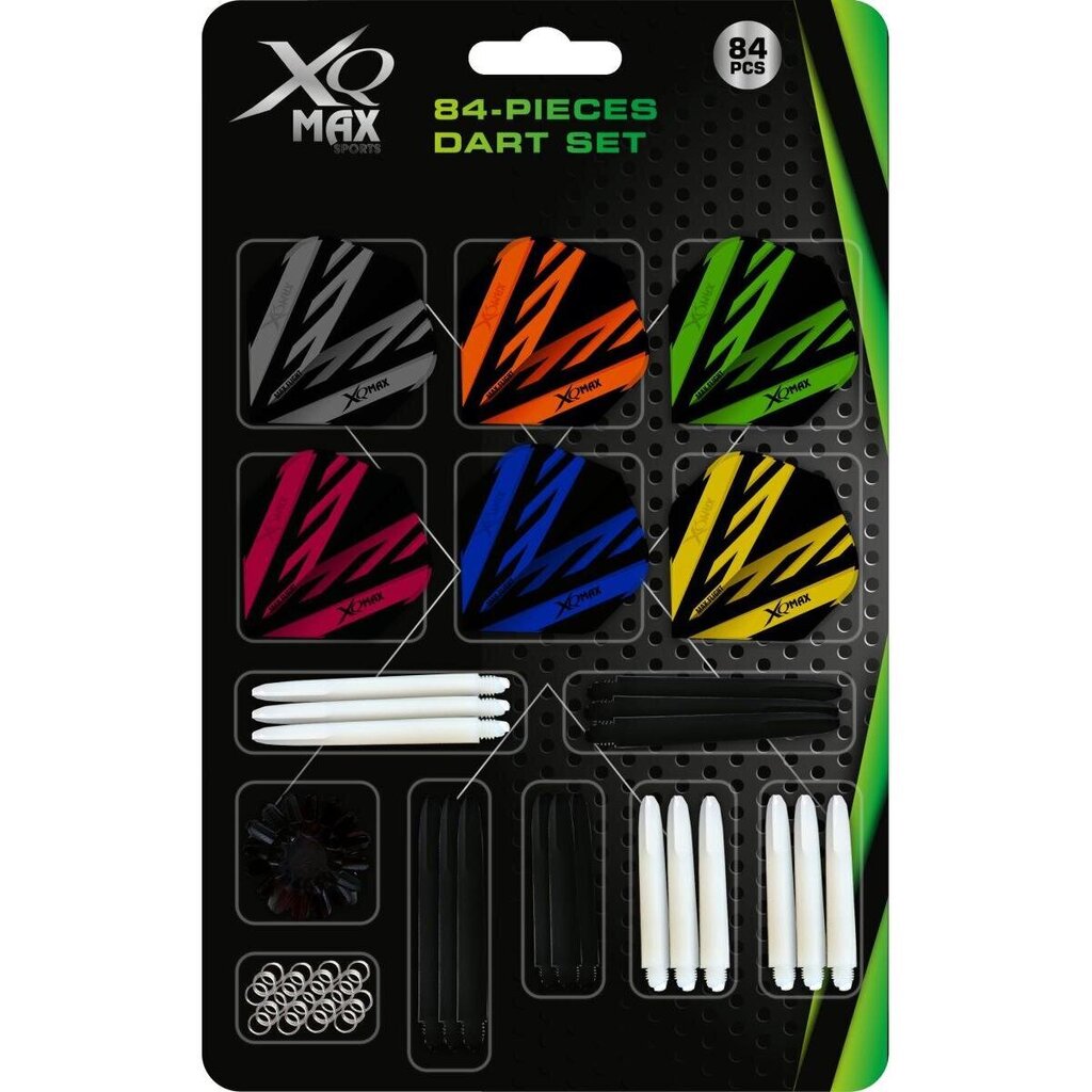 Darts-tarvikkeet, 84 kpl, xqmax hinta ja tiedot | Darts | hobbyhall.fi