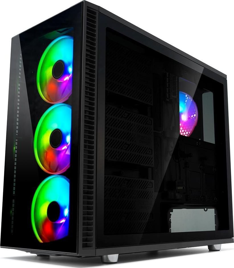 Fractal Design FD-CA-DEF-S2V-RGB-BKO-TGD hinta ja tiedot | Tietokonekotelot | hobbyhall.fi