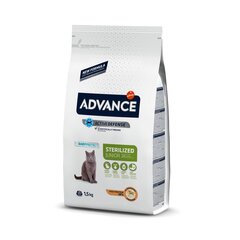 Advance Junior sterilized kanalla ja riisillä, 1,5 kg hinta ja tiedot | Kissan kuivaruoka | hobbyhall.fi