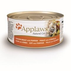 Applaws Cat kanan ja kurpitsan kanssa, 24x70 g hinta ja tiedot | Kissanruoka | hobbyhall.fi