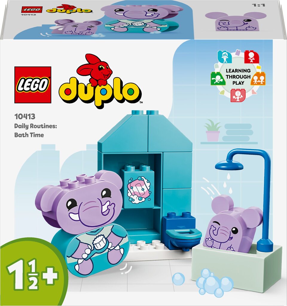 10413 LEGO® DUPLO Päivätoimet: Kylpyhetki hinta ja tiedot | LEGOT ja rakennuslelut | hobbyhall.fi