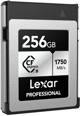Lexar muistikortti CFexpress 256GB Professional Type B Silver hinta ja tiedot | Lexar Puhelimet, älylaitteet ja kamerat | hobbyhall.fi