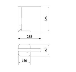 Pöytävalaisin, lamppu LINEAR 7W, 420lm, 3-CCT, musta, GTV hinta ja tiedot | Pöytävalaisimet | hobbyhall.fi