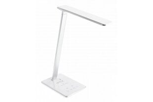 Pöytävalaisin, lamppu Tritton, 6W, 340lm, 4-CCT, USB, valkoinen hinta ja tiedot | Pöytävalaisimet | hobbyhall.fi
