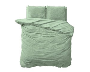 Sleeptime vuodevaatteet Teddy 240 x 220 cm, 3 osaa vihreää hinta ja tiedot | Pussilakanat ja tyynyliinat | hobbyhall.fi