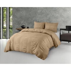 Zensation vuodevaatteet setti Toulon 240 x 220 cm, ruskea 3 osaa hinta ja tiedot | Pussilakanat ja tyynyliinat | hobbyhall.fi