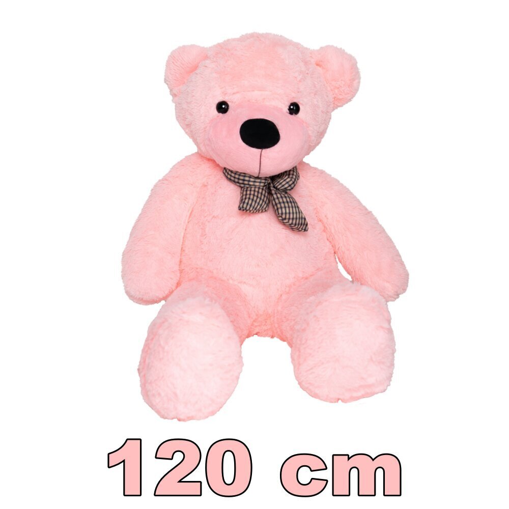 Pehmokarhu Pink Teddy 120 cm, 3 vuotta+ hinta ja tiedot | Pehmolelut | hobbyhall.fi