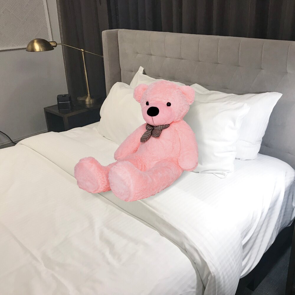 Pehmokarhu Pink Teddy 120 cm, 3 vuotta+ hinta ja tiedot | Pehmolelut | hobbyhall.fi