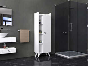 Kylpyhuonekaappi, Asir, 50x140x31,8 cm, valkoinen hinta ja tiedot | Kylpyhuonekaapit | hobbyhall.fi