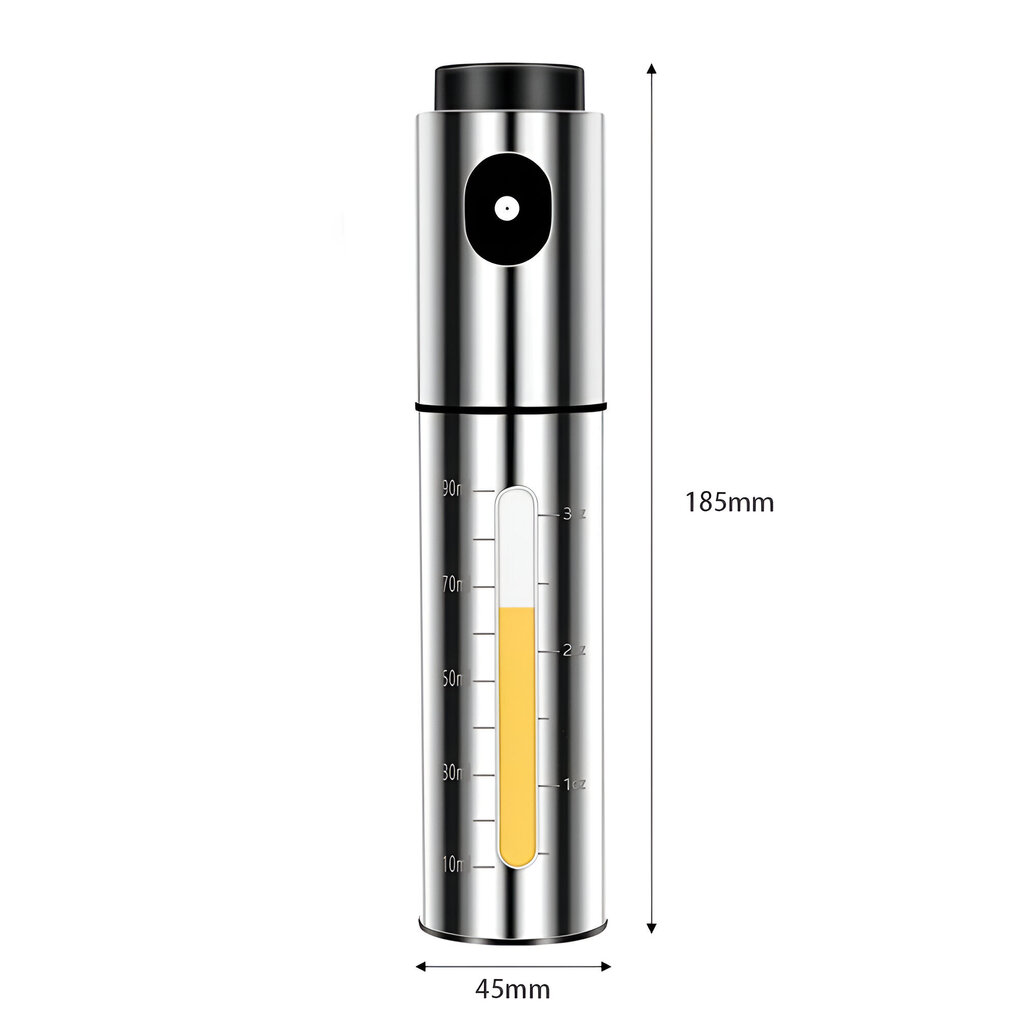 Uudelleen käytettävä monikäyttöinen ruostumattomasta teräksestä valmistettu keittiön ruokanesteiden ruiskutin LIVMAN EOS-94 öljylle, etikalle, soijakastikkeelle, mehulle, vedelle, viinille hinta ja tiedot | Keittiövälineet | hobbyhall.fi