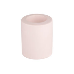 Keraaminen kynttilänjalka 6,5x6,5x8 cm, vaaleanpunainen hinta ja tiedot | Baltic Sisustus | hobbyhall.fi