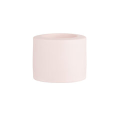 Keraaminen kynttilänjalka 6,5x6,5x5,5 cm, vaaleanpunainen hinta ja tiedot | Baltic Sisustus | hobbyhall.fi