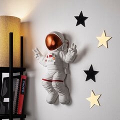 Rauhanmerkin astronautti - 3 seinäkoriste hinta ja tiedot | Sisustustuotteet | hobbyhall.fi