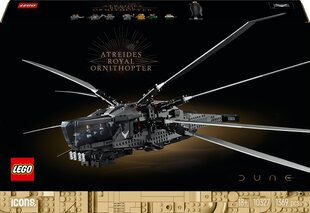 10327 LEGO® Icons Dyyni Atreides Royal Ornithopter hinta ja tiedot | LEGOT ja rakennuslelut | hobbyhall.fi