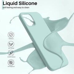 Kotelo Liquid Silicone 1.5mm Apple iPhone 14 Pro minttu hinta ja tiedot | Puhelimen kuoret ja kotelot | hobbyhall.fi