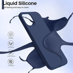 Kotelo Liquid Silicone 1.5mm Xiaomi Poco C40 tummansininen hinta ja tiedot | Puhelimen kuoret ja kotelot | hobbyhall.fi