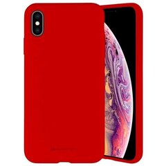 Kotelo Mercury Silicone Case Apple iPhone 14 Plus punainen hinta ja tiedot | Puhelimen kuoret ja kotelot | hobbyhall.fi
