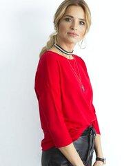 Basicpusero, jossa 3/4-hihat, Punainen hinta ja tiedot | Naisten paidat | hobbyhall.fi