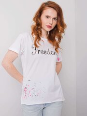Naisten T-paita, valkoinen hinta ja tiedot | Naisten T-paidat | hobbyhall.fi